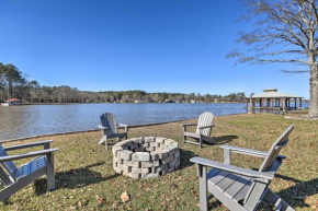 Shoreline Home with Boat Dock and Fire Pit in Shelby!